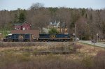 CSXT 9280 Leads L071 at Etna, Maine